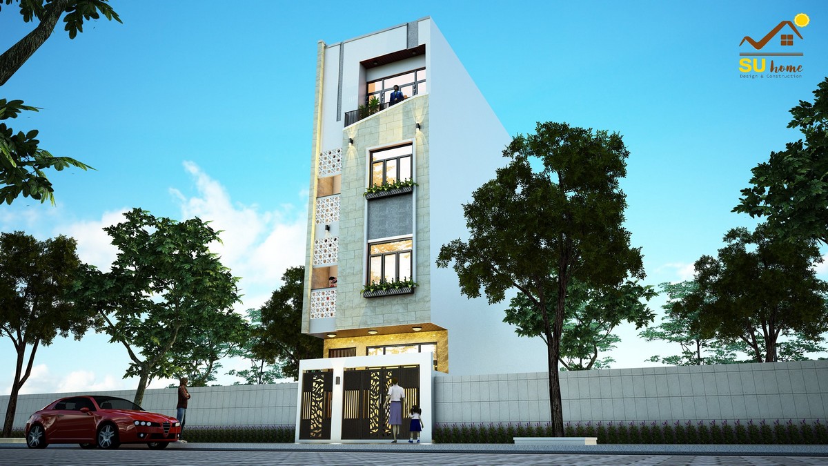 Thiết kế Nhà ở kết hợp căn hộ cho thuê đà nẵng